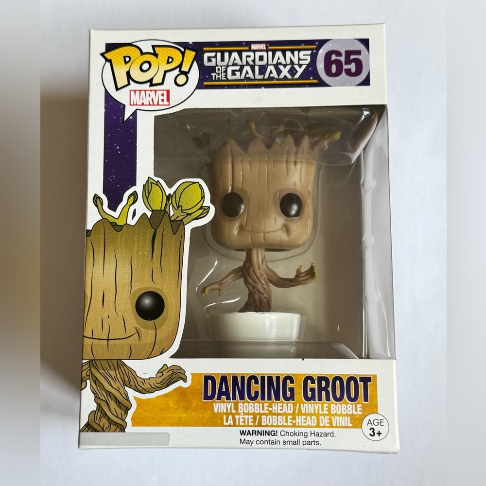 Dancing Groot Vinyl Bobble-Head Funko Pop / Marvel / #65